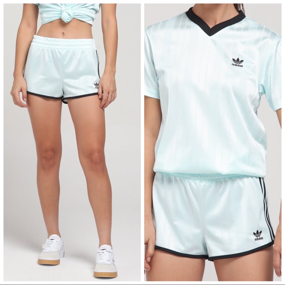 Adidas soccer set mint green